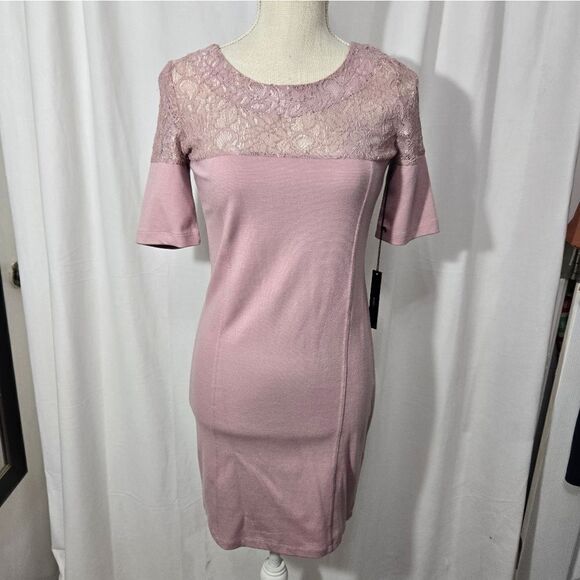BCBGMAXAZRIA shift dress  lilac NWT - Picture 2 of 12